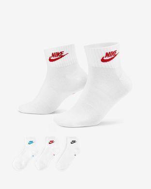 Шкарпетки Nike U NK NSW EVERYDAY ESSENTIAL AN 3PR білий, мультиколор Уні 46-50