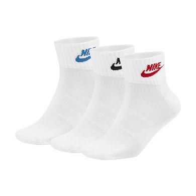 Шкарпетки Nike U NK NSW EVERYDAY ESSENTIAL AN 3PR білий, мультиколор Уні 46-50
