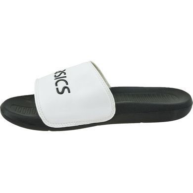 Шльопанці Asics AS003 білий, чорний Уні 37,5