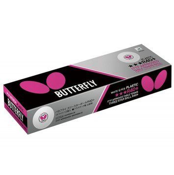 Мячи для настольного тенниса Butterfly R40+ 3* (12шт.)
