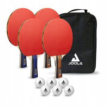 Набор для настольного тенниса JOOLA Family Advanced Set (4 ракетки+6 м'ячів+1чохол)