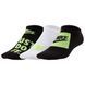 Шкарпетки Nike Y NK EVERYDAY LTWT NS 3PR - HB чорний, білий, зелений Діт 34-38