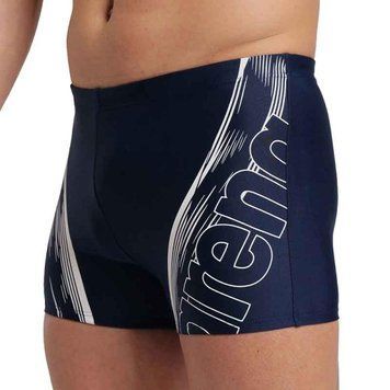 Плавки Arena SWIM SHORT GRAPHIC синий, белый Чел 100