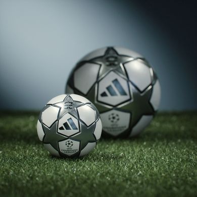 Футбольный мяч Adidas UEFA Champions Mini (размер 1) JY8893, яркий cувенирный мячик 15 см