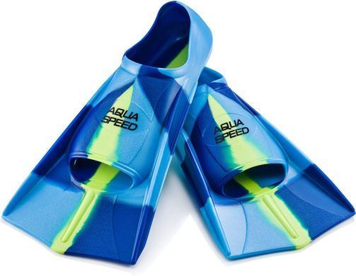 Ласты Aqua Speed ​​TRAINING FINS 7943 синий, голубой, желтый Уни 39-40