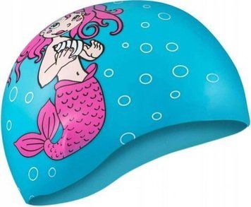 Шапка для плавання Aqua Speed ​​KIDDIE Mermaid 1784 блакитний Діт OSFM