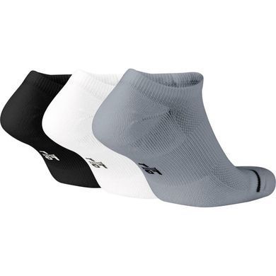 Носки Nike U JORDAN EVERYDAY MAX NS 3PR черный, белый, серый Уни 34-38