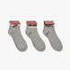 Носки Nike U NK NSW EVERYDAY ESSENTIAL AN 3PR серый Уни 42-46