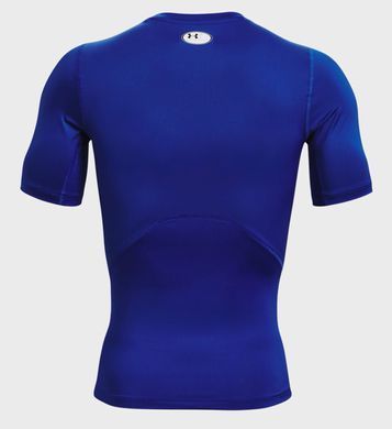 Футболка UA HG Armour Comp SS синий Чел MD