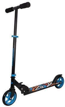 Міський самокат Schildkr&ouml;t City Scooter RunAbout 145mm Black/Blue (2021v) чорно-блакитний Max: 60 кг
