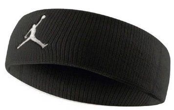 Повязка на голову Nike JORDAN JUMPMAN HEADBAND BLACK/WHITE OSFM черный, белый OSFM (J.KN.00.010.OS)