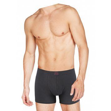 Труси-боксери Kappa Boxer Uomo Elastico Ric. c/etichetta Logo антрацит Чол M