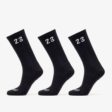 Шкарпетки Nike U JORDAN ESSENTIAL CREW 3PR чорний, білий Уні