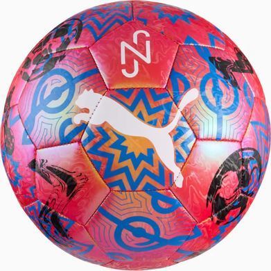 М'яч футбольний Puma NEYMAR JR Graphic ball червоний, синій 5