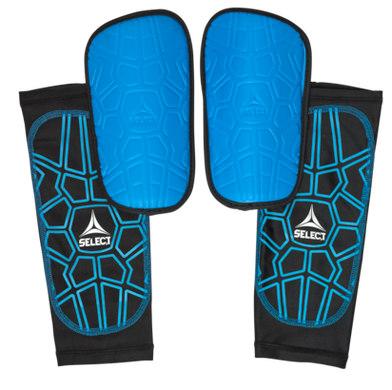 Щитки футбольные Select SHIN GUARD SUPER SAFE v23 синий, черный Уни M (рост до 170см)