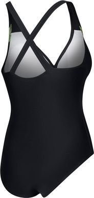 Купальник закритий для жінок Aqua Speed GRETA 5542 чорний, салатовий Жін 42(XL)