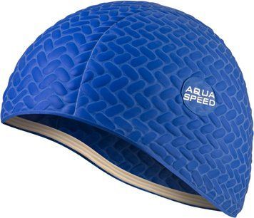 Шапка для плавання Aqua Speed ​​BOMBASTIC TIC-TAC 5720 синій Жін OSFM
