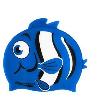 Шапка для плавання Aqua Speed ​​ZOO NEMO 5757 синя рибка Діт OSFM