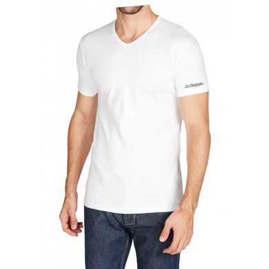 Футболка Kappa T-shirt Mezza Manica Scollo V білий Чол M