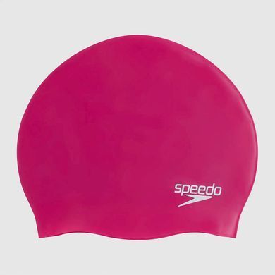 Шапка для плавания Speedo MOULDED SILC CAP AU розовый Уни OSFM