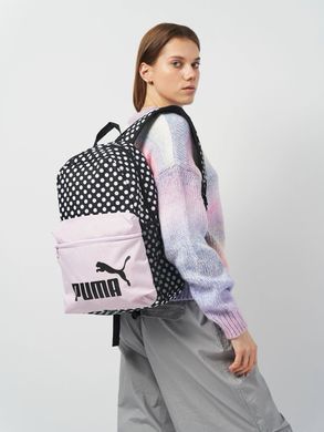 Рюкзак Puma Phase AOP Backpack 22L чорний, білий, бежевий Уні 30x14x44 см