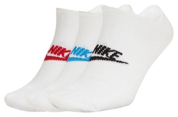 Шкарпетки Nike U NK NSW EVERYDAY ESSENTIAL NS 3PR білий, мультиколор Уні 34-38