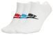 Шкарпетки Nike U NK NSW EVERYDAY ESSENTIAL NS 3PR білий, мультиколор Уні 34-38