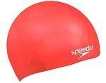 Шапка для плавания Speedo MOULDED SILC CAP JU красный OSFM