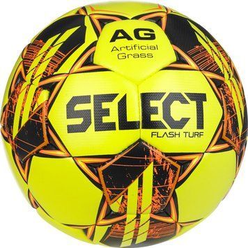 М'яч футбольний Select FLASH TURF v23 жовто-помаранчевий, розмір 5
