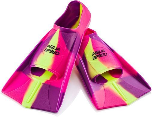 Ласти Aqua Speed ​​TRAINING FINS 7932 рожевий, фіолетовий, жовтий Уні 35-36