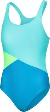 Купальник для девочек Aqua Speed ​​POLA 8598 светло-бирюзовый, бирюзовый, салатовый Дет 152см