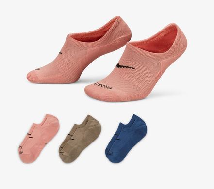 Шкарпетки Nike U NK EVERYDAY PLUS CUSH FOOTIE мультиколор Жін