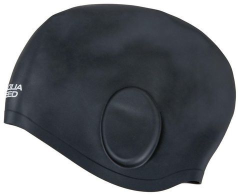 Шапка для плавания Aqua Speed ​​EAR CAP VOLUME 60475 черный Уни OSFM