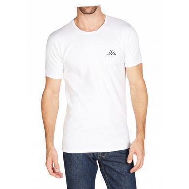 Футболка Kappa T-shirt Mezza Manica Girocollo білий Чол M