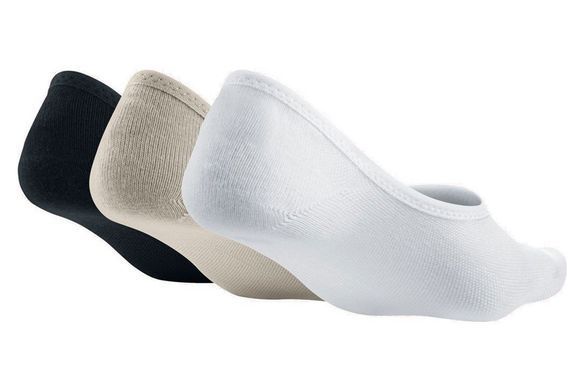 Шкарпетки Nike W NK EVERYDAY LTWT FOOT 3PR чорний, білий, бежевий Жін 34-38