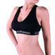 Топ спорт Kappa Reggiseno Sporty Elastico Logato чорний Жін