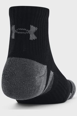 Шкарпетки Under Armour Performance Cotton 3p Qtr чорний Уні