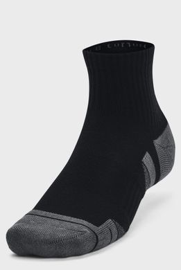 Шкарпетки Under Armour Performance Cotton 3p Qtr чорний Уні