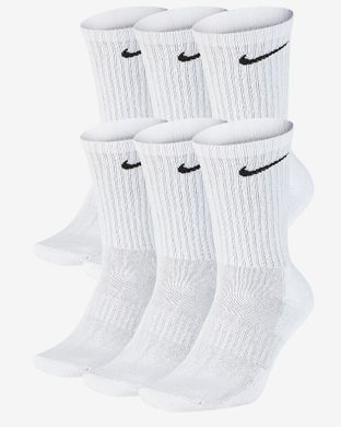 Шкарпетки Nike U NK EVERYDAY CUSH CRW 6PR білий Уні 34-38