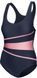 Купальник закрытый для женщин Aqua Speed ​​STELLA LADY 8667 черный, розовый Жен 42 (XL)