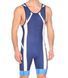 Трико борцівське Asics Wrestling Singlet синій,білий,блакитний Чол S