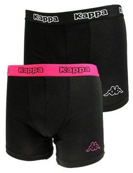 Труси-боксери Kappa Boxer 2-Pack Black/Fuchsia чорний, рожевий Чол S