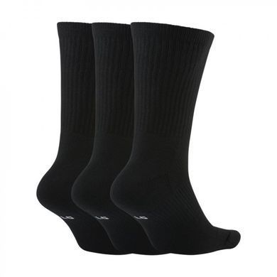 Шкарпетки Nike U NK CREW EVERYDAY BBALL 3PR чорний Уні 46-50