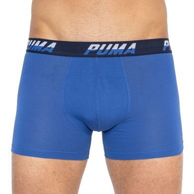 Труси-боксери Puma LOGO AOP BOXER 2P синій, білий Чол