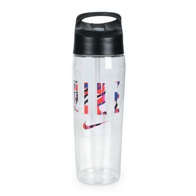Бутылка Nike TR HYPERCHARGE STRAW BOTTLE 24 OZ прозрачная, розовая Уни 709 мл