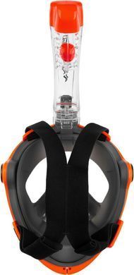 Повнолицьова маска Aqua Speed SPECTRA 2.0 9915 чорний, помаранчевий Уні S/M