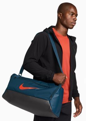 Сумка Nike NK BRSLA S DUFF 9.5 41L темно-синій Уні 51x28х28 см