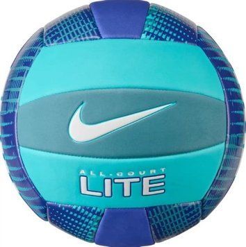 Мяч волейбольный Nike ALL COURT LITE VOLLEYBALL DEFLATED blue size 5