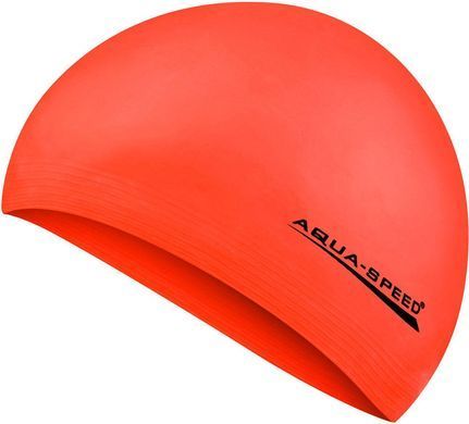 Шапка для плавання Aqua Speed ​​SOFT LATEX 5733 неоновий помаранчевий Уні OSFM