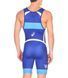 Трико борцівське Asics Wrestling Singlet синій,білий,блакитний Чол XS